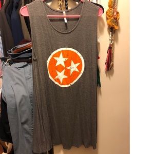 Tri star mini dress